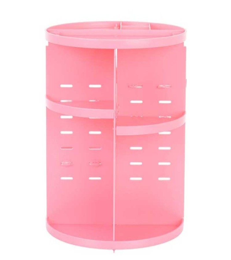360 Degree Rotation Makeup Organizer (Pink)