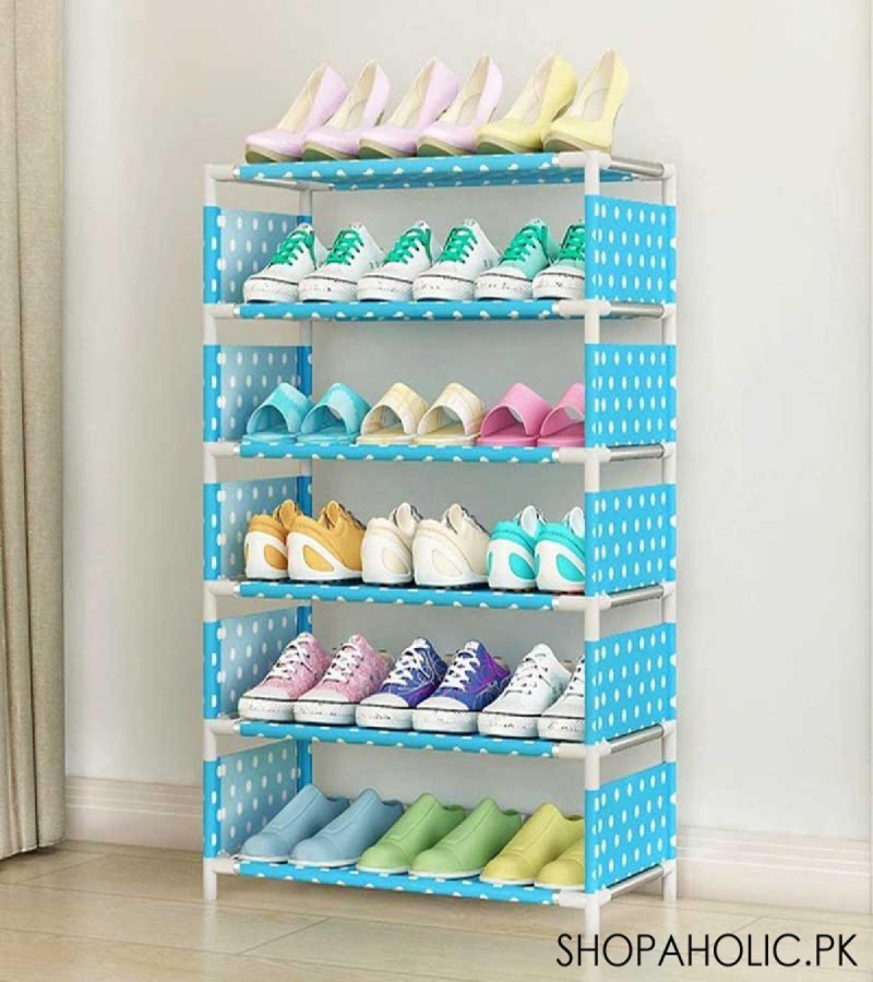 6 Layers Waterproof Fabric Shoe Rack Organizer