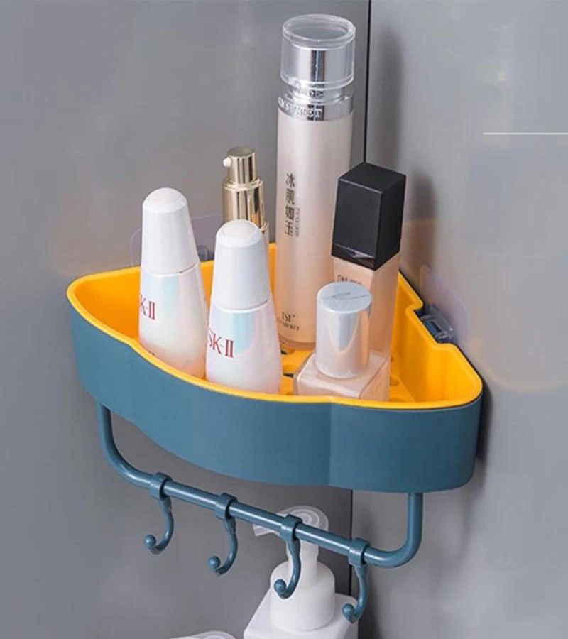 Bathroom Corner Shelf-Wall-Mounted Storage Rack