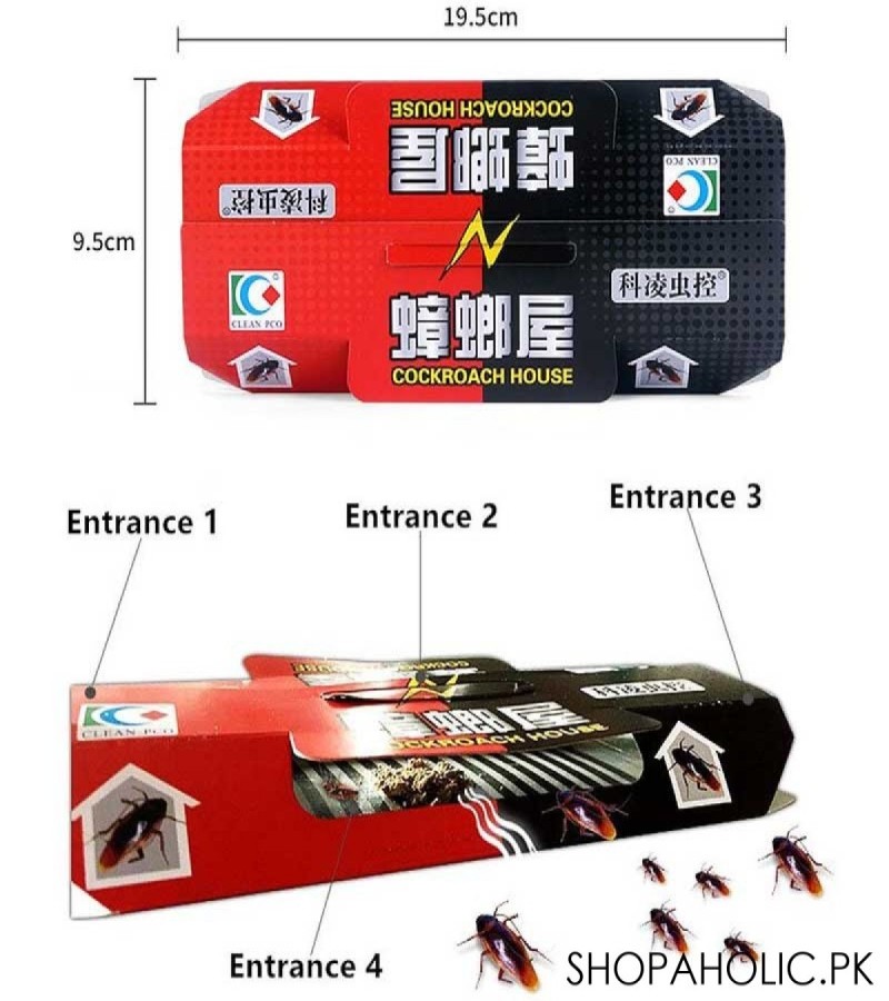 Cockroaches Sticky Trap House