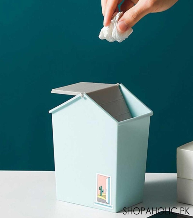 House Shaped Desktop Mini Trash Can