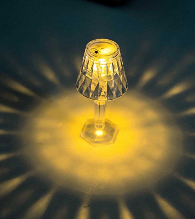 LED Diamond Crystal Mini Table Top Lamp
