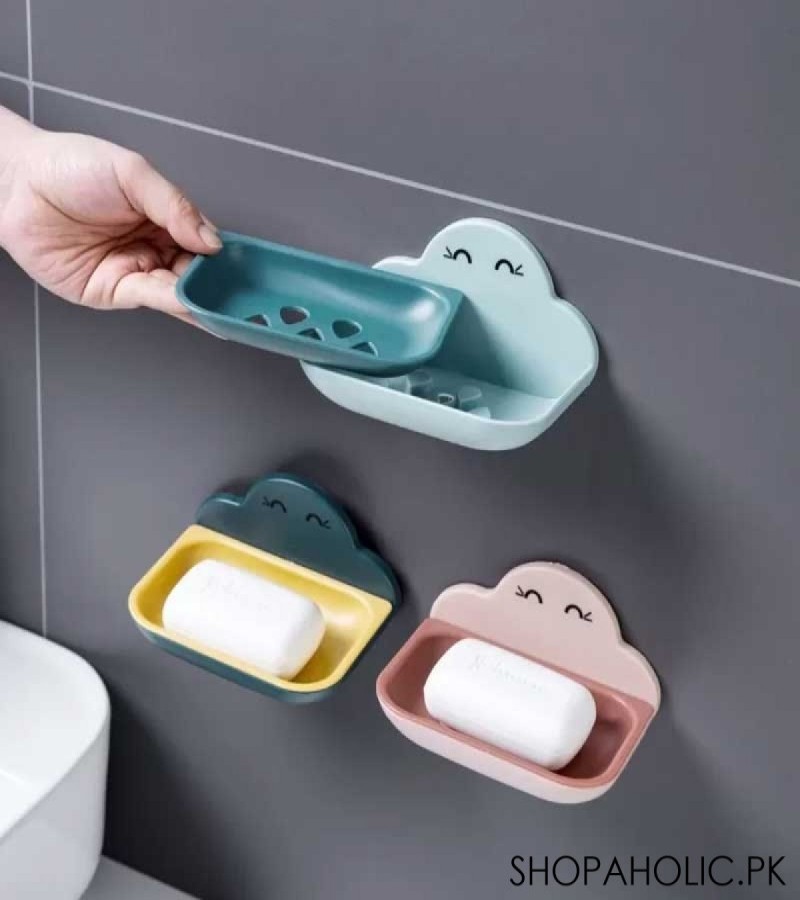 Lovely Cloud Shape Soap Dish Tray