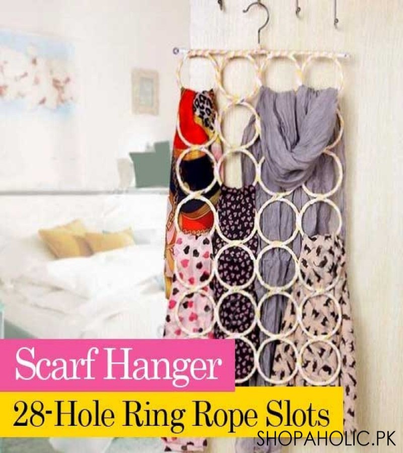 Scarf Hanger (28 Hole Ring Rope Slots)