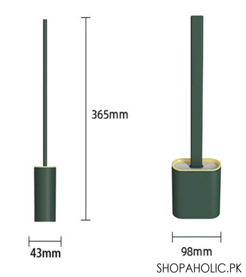 Toilet Brush With Quick Drying Holder